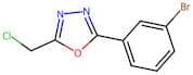 2-(3-Bromophenyl)-5-(chloromethyl)-1,3,4-oxadiazole