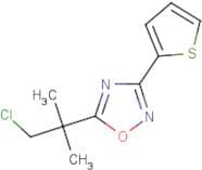 5-(1-Chloro-2-methylpropan-2-yl)-3-(thiophen-2-yl)-1,2,4-oxadiazole