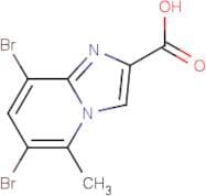 6,8-Dibromo-5-methylimidazo[1,2-a]pyridine-2-carboxylic acid