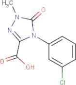 4-(3-Chlorophenyl)-1-methyl-5-oxo-4,5-dihydro-1H-1,2,4-triazole-3-carboxylic acid