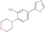 2-Morpholin-4-yl-5-(1,3-oxazol-5-yl)aniline