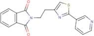 2-(2-(2-(3-Pyridinyl)-1,3-thiazol-4-yl)ethyl)-1H-isoindole-1,3(2H)-dione
