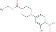 Ethyl 1-(3-hydroxy-4-nitrophenyl)piperidine-4-carboxylate