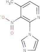 2-(1H-Imidazol-1-yl)-4-methyl-3-nitropyridine