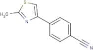 4-(2-Methyl-1,3-thiazol-4-yl)benzonitrile