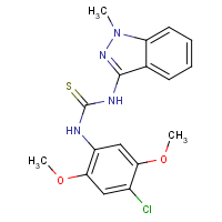 N-(4-Chloro-2,5-dimethoxyphenyl)-N'-(1-methyl-1H-indazol-3-yl)thiourea
