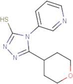 4-Pyridin-3-yl-5-tetrahydro-2H-pyran-4-yl-4H-1,2,4-triazole-3-thiol
