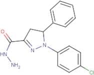 1-(4-Chlorophenyl)-5-phenyl-4,5-dihydro-1H-pyrazole-3-carbohydrazide