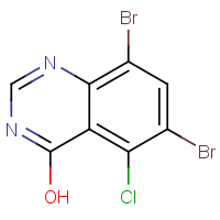 6,8-Dibromo-5-chloroquinazolin-4-ol