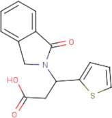 3-(1-Oxo-1,3-dihydro-2H-isoindol-2-yl)-3-thien-2-ylpropanoic acid