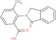 3-Methyl-2-(1-oxo-1,3-dihydro-2H-isoindol-2-yl)benzoic acid