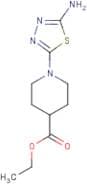 Ethyl 1-(5-amino-1,3,4-thiadiazol-2-yl)piperidine-4-carboxylate