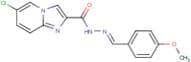 6-Chloro-N'-[(4-methoxyphenyl)methylene]imidazo[1,2-a]pyridine-2-carbohydrazide