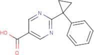 2-(1-Phenylcyclopropyl)pyrimidine-5-carboxylic acid