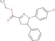 Ethyl 1-(4-chlorophenyl)-5-phenyl-4,5-dihydro-1H-pyrazole-3-carboxylate