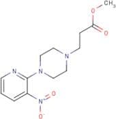 Methyl 3-[4-(3-nitropyridin-2-yl)piperazin-1-yl]propanoate