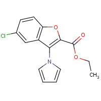 Ethyl 5-chloro-3-(1H-pyrrol-1-yl)-1-benzofuran-2-carboxylate