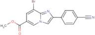 Methyl 8-bromo-2-(4-cyanophenyl)imidazo[1,2-a]pyridine-6-carboxylate