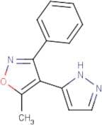 5-Methyl-3-phenyl-4-(1H-pyrazol-5-yl)isoxazole