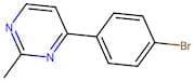 4-(4-Bromophenyl)-2-methylpyrimidine