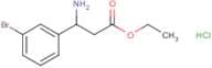 Ethyl 3-amino-3-(3-bromophenyl)propanoate hydrochloride