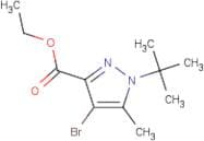 Ethyl 4-bromo-1-tert-butyl-5-methyl-1H-pyrazole-3-carboxylate