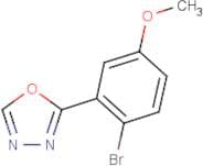 2-(2-Bromo-5-methoxyphenyl)-1,3,4-oxadiazole