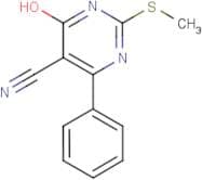 4-Hydroxy-2-(methylsulfanyl)-6-phenyl-5-pyrimidinecarbonitrile