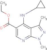 Ethyl 4-(cyclopropylamino)-1,3-dimethyl-1H-pyrazolo[3,4-b]pyridine-5-carboxylate