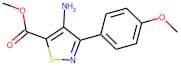 Methyl 4-amino-3-(4-methoxyphenyl)isothiazole-5-carboxylate