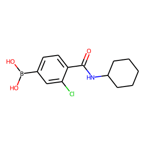 3-Chloro-4-(cyclohexylcarbamoyl)benzeneboronic acid