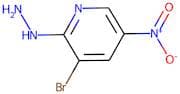 3-Bromo-2-hydrazino-5-nitropyridine