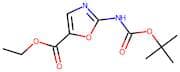 Ethyl 2-amino-1,3-oxazole-5-carboxylate, N-BOC protected