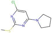 4-Chloro-2-(methylthio)-6-(pyrrolidin-1-yl)pyrimidine