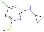 6-Chloro-N-cyclopropyl-2-(methylsulphanyl)pyrimidin-4-amine