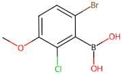 6-Bromo-2-chloro-3-methoxybenzeneboronic acid