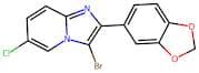 2-(1,3-Benzodioxol-5-yl)-3-bromo-6-chloroimidazo[1,2-a]pyridine