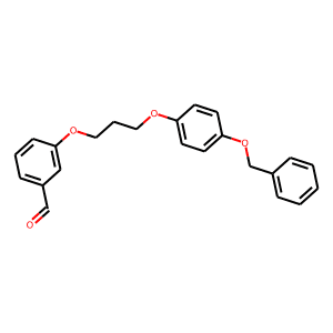3-{3-[4-(Benzyloxy)phenoxy]propoxy}benzaldehyde