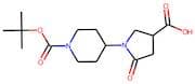 1-[1-(tert-Butoxycarbonyl)piperidin-4-yl]-5-oxopyrrolidine-3-carboxylic acid