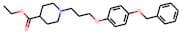 Ethyl 1-{3-[4-(benzyloxy)phenoxy]propyl}piperidine-4-carboxylate