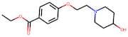 Ethyl 4-[2-(4-hydroxypiperidin-1-yl)ethoxy]benzoate