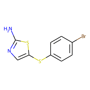 2-Amino-5-[(4-bromophenyl)thio]-1,3-thiazole
