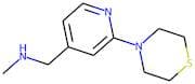 4-[(Methylamino)methyl]-2-(thiomorpholin-4-yl)pyridine 97%