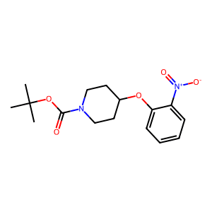 4-(2-Nitrophenoxy)piperidine, N-BOC protected