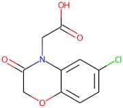 (6-Chloro-2,3-dihydro-3-oxo-4H-1,4-benzoxazin-4-yl)acetic acid