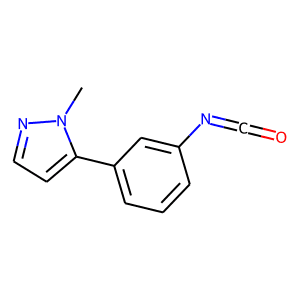 5-(3-Isocyanatophenyl)-1-methyl-1H-pyrazole