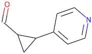 2-(Pyridin-4-yl)cyclopropane-1-carboxaldehyde