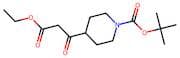 4-(3-Ethoxy-3-oxopropanoyl)piperidine, N-BOC protected