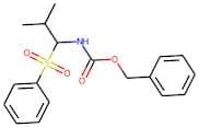 Benzyl N-[2-methyl-1-(phenylsulphonyl)propyl]carbamate