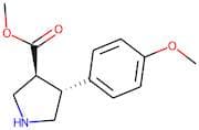 Methyl trans-4-(4-methoxyphenyl)pyrrolidine-3-carboxylate